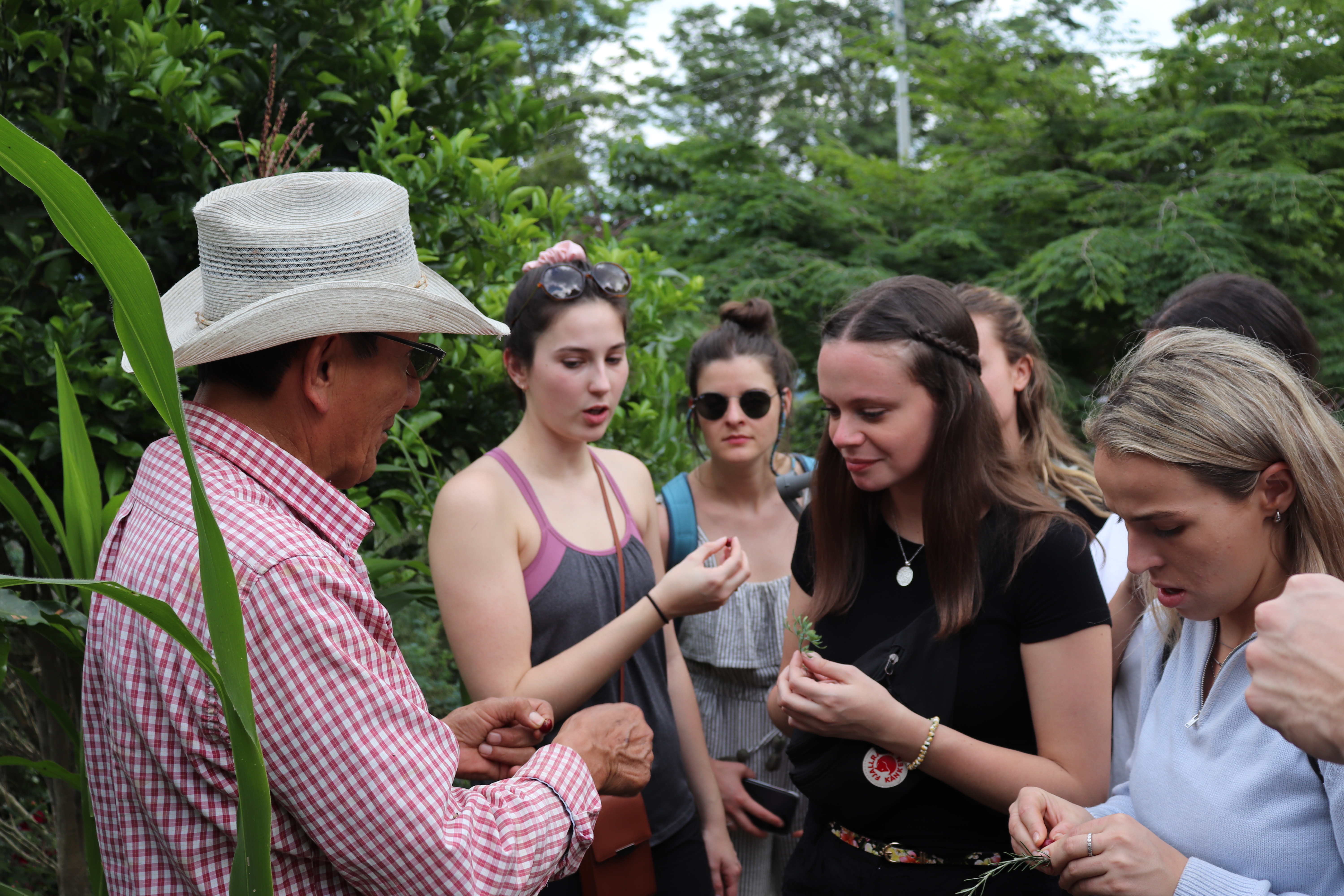 Professeur à l'extérieur qui enseigne à des étudiants