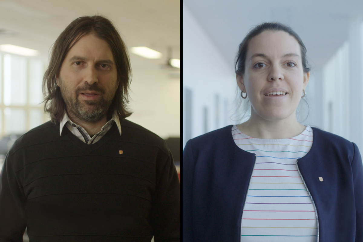 Christian Gagné et Flavie Lavoie-Cardinal