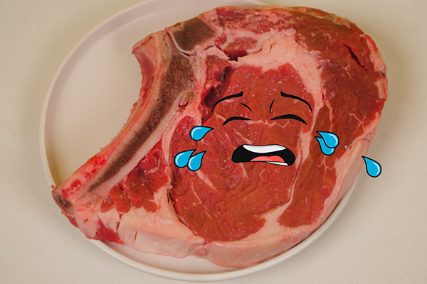 morceau de viande rouge