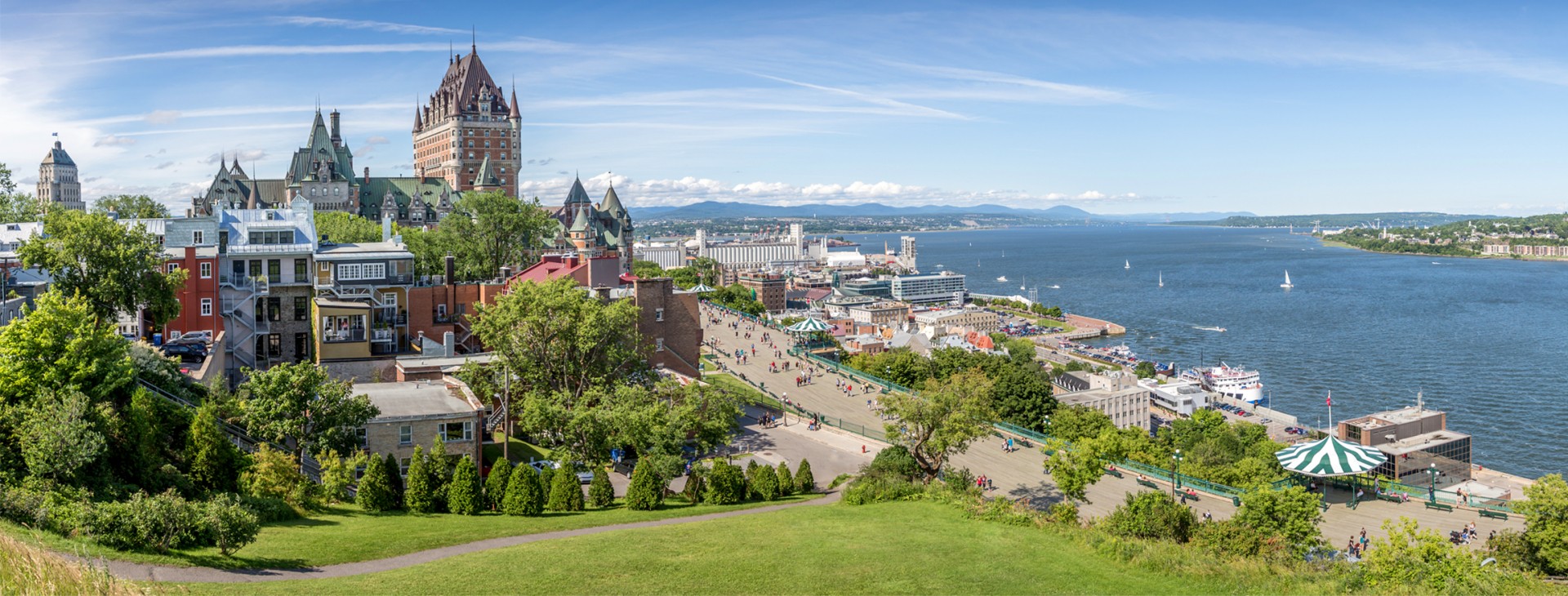 Ciudad de Québec en el verano